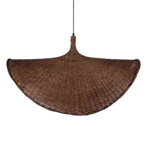 glo-01770-01770_7 GLOBOSTAR® CUBA 01770 BOHO ΚΡΕΜΑΣΤΟ ΦΩΤΙΣΤΙΚΟ ΑΝΑΡΤΗΣΗ ΜΟΝΟΦΩΤΟ 1 X E27 IP20 ΚΑΦΕ ΞΥΛΟ - Μ