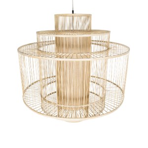 glo-01780-01780_7 GLOBOSTAR® HIBISCUS 01780 BOHO ΚΡΕΜΑΣΤΟ ΦΩΤΙΣΤΙΚΟ ΠΛΕΓΜΑ ΜΟΝΟΦΩΤΟ 1 X E27 IP20 ΜΠΕΖ ΞΥΛΟ -