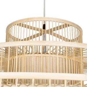 glo-01780-01780_8 GLOBOSTAR® HIBISCUS 01780 BOHO ΚΡΕΜΑΣΤΟ ΦΩΤΙΣΤΙΚΟ ΠΛΕΓΜΑ ΜΟΝΟΦΩΤΟ 1 X E27 IP20 ΜΠΕΖ ΞΥΛΟ -