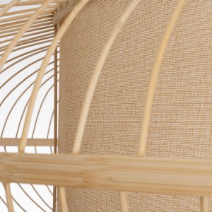 glo-01782-01782_9 GLOBOSTAR® HIBISCUS 01782 BOHO ΚΡΕΜΑΣΤΟ ΦΩΤΙΣΤΙΚΟ ΠΛΕΓΜΑ ΤΡΙΦΩΤΟ 3 X E27 IP20 ΜΠΕΖ ΞΥΛΟ - 