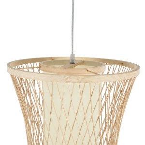 glo-01783-01783_6 GLOBOSTAR® HIBISCUS 01783 BOHO ΚΡΕΜΑΣΤΟ ΦΩΤΙΣΤΙΚΟ ΠΛΕΓΜΑ ΜΟΝΟΦΩΤΟ 1 X E27 IP20 ΜΠΕΖ ΞΥΛΟ -