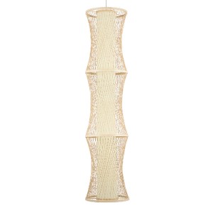 glo-01783-2066fc_01783_0 GLOBOSTAR® HIBISCUS 01783 BOHO ΚΡΕΜΑΣΤΟ ΦΩΤΙΣΤΙΚΟ ΠΛΕΓΜΑ ΜΟΝΟΦΩΤΟ 1 X E27 IP20 ΜΠΕΖ ΞΥΛΟ -