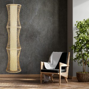 glo-01783-post_49 GLOBOSTAR® HIBISCUS 01783 BOHO ΚΡΕΜΑΣΤΟ ΦΩΤΙΣΤΙΚΟ ΠΛΕΓΜΑ ΜΟΝΟΦΩΤΟ 1 X E27 IP20 ΜΠΕΖ ΞΥΛΟ -