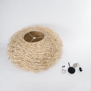 glo-01786-01786_10 GLOBOSTAR® MINORCA 01786 BOHO ΚΡΕΜΑΣΤΟ ΦΩΤΙΣΤΙΚΟ ΠΛΕΓΜΑ ΜΟΝΟΦΩΤΟ 1 X E27 IP20 ΜΠΕΖ ΞΥΛΟ - 