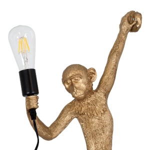 glo-01806-01806_5 GLOBOSTAR® APES 01806 ΜΟΝΤΕΡΝΟ ΕΠΙΤΟΙΧΙΟ ΦΩΤΙΣΤΙΚΟ ΑΠΛΙΚΑ ΜΟΝΟΦΩΤΟ 1 X E27 IP20 ΧΡΥΣΟ ΠΛΑΣ