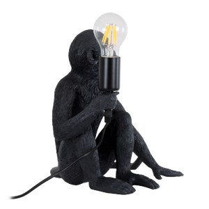 glo-01807-01807_4 GLOBOSTAR® APES 01807 ΜΟΝΤΕΡΝΟ ΦΩΤΙΣΤΙΚΟ ΠΟΡΤΑΤΙΦ ΛΑΜΠΑΤΕΡ ΜΟΝΟΦΩΤΟ 1 X E27 ΜΑΥΡΟ ΦΙΓΟΥΡΑ 