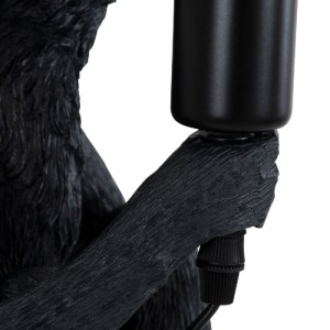 glo-01807-01807_7 GLOBOSTAR® APES 01807 ΜΟΝΤΕΡΝΟ ΦΩΤΙΣΤΙΚΟ ΠΟΡΤΑΤΙΦ ΛΑΜΠΑΤΕΡ ΜΟΝΟΦΩΤΟ 1 X E27 ΜΑΥΡΟ ΦΙΓΟΥΡΑ 