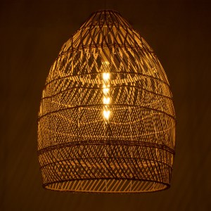 glo-01810-01810_3 GLOBOSTAR® MALIBU 01810 BOHO ΚΡΕΜΑΣΤΟ ΦΩΤΙΣΤΙΚΟ ΚΑΜΠΑΝΑ ΜΟΝΟΦΩΤΟ 1 X E27 IP20 ΜΠΕΖ ΞΥΛΟ - 