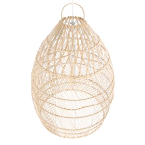 glo-01810-01810_6 GLOBOSTAR® MALIBU 01810 BOHO ΚΡΕΜΑΣΤΟ ΦΩΤΙΣΤΙΚΟ ΚΑΜΠΑΝΑ ΜΟΝΟΦΩΤΟ 1 X E27 IP20 ΜΠΕΖ ΞΥΛΟ - 