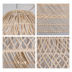 glo-01810-01810_7 GLOBOSTAR® MALIBU 01810 BOHO ΚΡΕΜΑΣΤΟ ΦΩΤΙΣΤΙΚΟ ΚΑΜΠΑΝΑ ΜΟΝΟΦΩΤΟ 1 X E27 IP20 ΜΠΕΖ ΞΥΛΟ - 