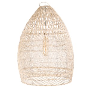 glo-01811-01811_5 GLOBOSTAR® MALIBU 01811 BOHO ΚΡΕΜΑΣΤΟ ΦΩΤΙΣΤΙΚΟ ΚΑΜΠΑΝΑ ΜΟΝΟΦΩΤΟ 1 X E27 IP20 ΜΠΕΖ ΞΥΛΟ - 