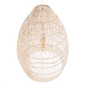 glo-01811-01811_6 GLOBOSTAR® MALIBU 01811 BOHO ΚΡΕΜΑΣΤΟ ΦΩΤΙΣΤΙΚΟ ΚΑΜΠΑΝΑ ΜΟΝΟΦΩΤΟ 1 X E27 IP20 ΜΠΕΖ ΞΥΛΟ - 
