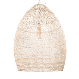 glo-01812-01812_2 GLOBOSTAR® MALIBU 01812 BOHO ΚΡΕΜΑΣΤΟ ΦΩΤΙΣΤΙΚΟ ΚΑΜΠΑΝΑ ΜΟΝΟΦΩΤΟ 1 X E27 IP20 ΜΠΕΖ ΞΥΛΟ - 