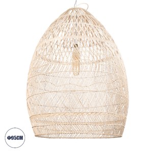 glo-01812-ddb9d6_01812_0 GLOBOSTAR® MALIBU 01812 BOHO ΚΡΕΜΑΣΤΟ ΦΩΤΙΣΤΙΚΟ ΚΑΜΠΑΝΑ ΜΟΝΟΦΩΤΟ 1 X E27 IP20 ΜΠΕΖ ΞΥΛΟ - 