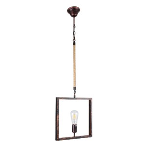 glo-01814-01814_3 GLOBOSTAR® FRAISE 01814 VINTAGE ΚΡΕΜΑΣΤΟ ΦΩΤΙΣΤΙΚΟ ΑΝΑΡΤΗΣΗ ΜΟΝΟΦΩΤΟ 1 X E27 IP20 ΧΑΛΚΙΝΟ 