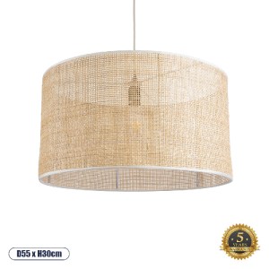 glo-01822-01822_0 GLOBOSTAR® YOTTO 01822 BOHO ΚΡΕΜΑΣΤΟ ΦΩΤΙΣΤΙΚΟ ΚΑΠΕΛΟ ΜΟΝΟΦΩΤΟ 1 X E27 IP20 ΜΠΕΖ ΞΥΛΟ - Μ5