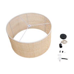 glo-01822-01822_10 GLOBOSTAR® YOTTO 01822 BOHO ΚΡΕΜΑΣΤΟ ΦΩΤΙΣΤΙΚΟ ΚΑΠΕΛΟ ΜΟΝΟΦΩΤΟ 1 X E27 IP20 ΜΠΕΖ ΞΥΛΟ - Μ5