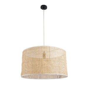 glo-01822-01822_4 GLOBOSTAR® YOTTO 01822 BOHO ΚΡΕΜΑΣΤΟ ΦΩΤΙΣΤΙΚΟ ΚΑΠΕΛΟ ΜΟΝΟΦΩΤΟ 1 X E27 IP20 ΜΠΕΖ ΞΥΛΟ - Μ5