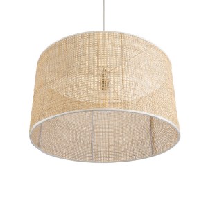 glo-01822-01822_6 GLOBOSTAR® YOTTO 01822 BOHO ΚΡΕΜΑΣΤΟ ΦΩΤΙΣΤΙΚΟ ΚΑΠΕΛΟ ΜΟΝΟΦΩΤΟ 1 X E27 IP20 ΜΠΕΖ ΞΥΛΟ - Μ5