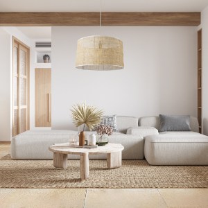 glo-01822-post_300 GLOBOSTAR® YOTTO 01822 BOHO ΚΡΕΜΑΣΤΟ ΦΩΤΙΣΤΙΚΟ ΚΑΠΕΛΟ ΜΟΝΟΦΩΤΟ 1 X E27 IP20 ΜΠΕΖ ΞΥΛΟ - Μ5