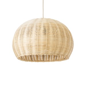 glo-01824-01824_2 GLOBOSTAR® RAITO 01824 BOHO ΚΡΕΜΑΣΤΟ ΦΩΤΙΣΤΙΚΟ ΚΑΜΠΑΝΑ ΜΟΝΟΦΩΤΟ 1 X E27 IP20 ΜΠΕΖ ΞΥΛΟ - Μ