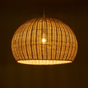 glo-01825-01825_3 GLOBOSTAR® RAITO 01825 BOHO ΚΡΕΜΑΣΤΟ ΦΩΤΙΣΤΙΚΟ ΚΑΜΠΑΝΑ ΜΟΝΟΦΩΤΟ 1 X E27 IP20 ΜΠΕΖ ΞΥΛΟ - Μ