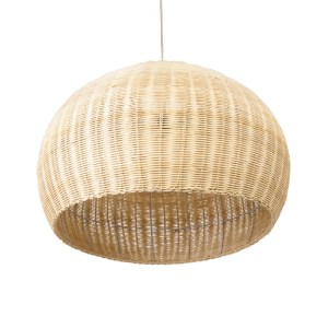 glo-01825-01825_6 GLOBOSTAR® RAITO 01825 BOHO ΚΡΕΜΑΣΤΟ ΦΩΤΙΣΤΙΚΟ ΚΑΜΠΑΝΑ ΜΟΝΟΦΩΤΟ 1 X E27 IP20 ΜΠΕΖ ΞΥΛΟ - Μ