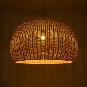 glo-01826-01826_3 GLOBOSTAR® RAITO 01826 BOHO ΚΡΕΜΑΣΤΟ ΦΩΤΙΣΤΙΚΟ ΚΑΜΠΑΝΑ ΜΟΝΟΦΩΤΟ 1 X E27 IP20 ΜΠΕΖ ΞΥΛΟ - Μ