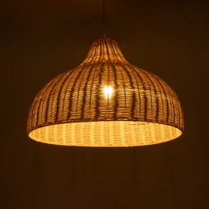 glo-01828-01828_3 GLOBOSTAR® AFURU 01828 BOHO ΚΡΕΜΑΣΤΟ ΦΩΤΙΣΤΙΚΟ ΚΑΜΠΑΝΑ ΜΟΝΟΦΩΤΟ 1 X E27 IP20 ΜΠΕΖ ΞΥΛΟ - Μ