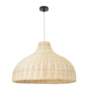 glo-01828-01828_4 GLOBOSTAR® AFURU 01828 BOHO ΚΡΕΜΑΣΤΟ ΦΩΤΙΣΤΙΚΟ ΚΑΜΠΑΝΑ ΜΟΝΟΦΩΤΟ 1 X E27 IP20 ΜΠΕΖ ΞΥΛΟ - Μ