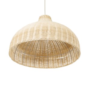 glo-01828-01828_6 GLOBOSTAR® AFURU 01828 BOHO ΚΡΕΜΑΣΤΟ ΦΩΤΙΣΤΙΚΟ ΚΑΜΠΑΝΑ ΜΟΝΟΦΩΤΟ 1 X E27 IP20 ΜΠΕΖ ΞΥΛΟ - Μ