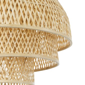 glo-01836-01836_8 GLOBOSTAR® HIROKA 01836 BOHO ΚΡΕΜΑΣΤΟ ΦΩΤΙΣΤΙΚΟ ΠΛΕΓΜΑ ΜΟΝΟΦΩΤΟ 1 X E27 IP20 ΜΠΕΖ ΞΥΛΟ - Μ