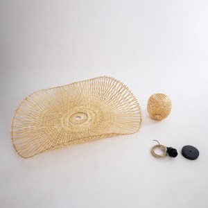glo-01838-01838_10 GLOBOSTAR® CINNABAR 01838 BOHO ΚΡΕΜΑΣΤΟ ΦΩΤΙΣΤΙΚΟ ΠΛΕΓΜΑ ΜΟΝΟΦΩΤΟ 1 X E27 IP20 ΜΠΕΖ ΞΥΛΟ -