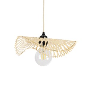 glo-01839-01839_2 GLOBOSTAR® MELEMELE 01839 BOHO ΚΡΕΜΑΣΤΟ ΦΩΤΙΣΤΙΚΟ ΠΛΕΓΜΑ ΜΟΝΟΦΩΤΟ 1 X E27 IP20 ΜΠΕΖ ΞΥΛΟ -