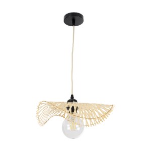 glo-01839-01839_4 GLOBOSTAR® MELEMELE 01839 BOHO ΚΡΕΜΑΣΤΟ ΦΩΤΙΣΤΙΚΟ ΠΛΕΓΜΑ ΜΟΝΟΦΩΤΟ 1 X E27 IP20 ΜΠΕΖ ΞΥΛΟ -