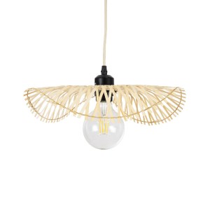 glo-01839-01839_5 GLOBOSTAR® MELEMELE 01839 BOHO ΚΡΕΜΑΣΤΟ ΦΩΤΙΣΤΙΚΟ ΠΛΕΓΜΑ ΜΟΝΟΦΩΤΟ 1 X E27 IP20 ΜΠΕΖ ΞΥΛΟ -
