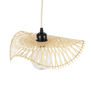 glo-01839-01839_7 GLOBOSTAR® MELEMELE 01839 BOHO ΚΡΕΜΑΣΤΟ ΦΩΤΙΣΤΙΚΟ ΠΛΕΓΜΑ ΜΟΝΟΦΩΤΟ 1 X E27 IP20 ΜΠΕΖ ΞΥΛΟ -