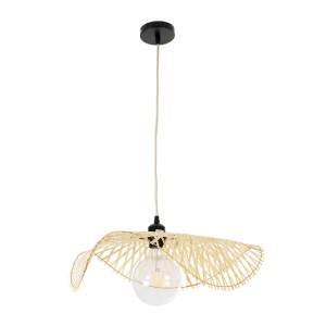 glo-01840-01840_4 GLOBOSTAR® MELEMELE 01840 BOHO ΚΡΕΜΑΣΤΟ ΦΩΤΙΣΤΙΚΟ ΠΛΕΓΜΑ ΜΟΝΟΦΩΤΟ 1 X E27 IP20 ΜΠΕΖ ΞΥΛΟ -