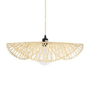 glo-01840-01840_5 GLOBOSTAR® MELEMELE 01840 BOHO ΚΡΕΜΑΣΤΟ ΦΩΤΙΣΤΙΚΟ ΠΛΕΓΜΑ ΜΟΝΟΦΩΤΟ 1 X E27 IP20 ΜΠΕΖ ΞΥΛΟ -