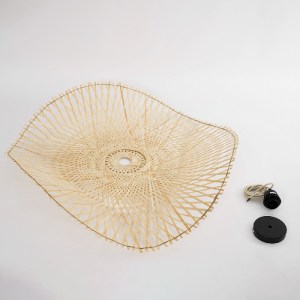 glo-01841-01841_10 GLOBOSTAR® MELEMELE 01841 BOHO ΚΡΕΜΑΣΤΟ ΦΩΤΙΣΤΙΚΟ ΠΛΕΓΜΑ ΜΟΝΟΦΩΤΟ 1 X E27 IP20 ΜΠΕΖ ΞΥΛΟ -