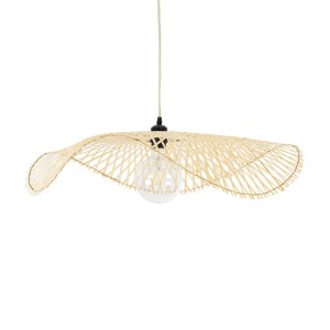glo-01841-01841_2 GLOBOSTAR® MELEMELE 01841 BOHO ΚΡΕΜΑΣΤΟ ΦΩΤΙΣΤΙΚΟ ΠΛΕΓΜΑ ΜΟΝΟΦΩΤΟ 1 X E27 IP20 ΜΠΕΖ ΞΥΛΟ -