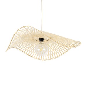 glo-01841-01841_6 GLOBOSTAR® MELEMELE 01841 BOHO ΚΡΕΜΑΣΤΟ ΦΩΤΙΣΤΙΚΟ ΠΛΕΓΜΑ ΜΟΝΟΦΩΤΟ 1 X E27 IP20 ΜΠΕΖ ΞΥΛΟ -