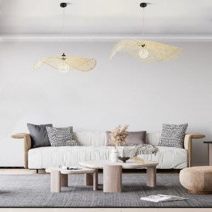 glo-01841-post_240 GLOBOSTAR® MELEMELE 01841 BOHO ΚΡΕΜΑΣΤΟ ΦΩΤΙΣΤΙΚΟ ΠΛΕΓΜΑ ΜΟΝΟΦΩΤΟ 1 X E27 IP20 ΜΠΕΖ ΞΥΛΟ -