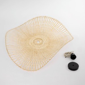 glo-01842-01842_10 GLOBOSTAR® MELEMELE 01842 BOHO ΚΡΕΜΑΣΤΟ ΦΩΤΙΣΤΙΚΟ ΠΛΕΓΜΑ ΜΟΝΟΦΩΤΟ 1 X E27 IP20 ΜΠΕΖ ΞΥΛΟ -