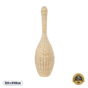 glo-01843-01843_0 GLOBOSTAR® PARADIS 01843 BOHO ΕΠΙΔΑΠΕΔΙΟ ΦΩΤΙΣΤΙΚΟ ΜΟΝΟΦΩΤΟ 1 X E27 IP20 ΜΠΕΖ ΞΥΛΟ - Μ30 X