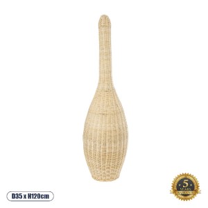 glo-01844-01844_0 GLOBOSTAR® PARADIS 01844 BOHO ΕΠΙΔΑΠΕΔΙΟ ΦΩΤΙΣΤΙΚΟ ΜΟΝΟΦΩΤΟ 1 X E27 IP20 ΜΠΕΖ ΞΥΛΟ - Μ35 X