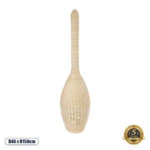 glo-01845-01845_0 GLOBOSTAR® PARADIS 01845 BOHO ΕΠΙΔΑΠΕΔΙΟ ΦΩΤΙΣΤΙΚΟ ΜΟΝΟΦΩΤΟ 1 X E27 IP20 ΜΠΕΖ ΞΥΛΟ - Μ40 X