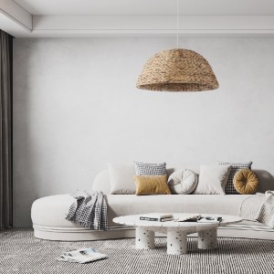 glo-01847-post_304 GLOBOSTAR® MANGATA 01847 BOHO ΚΡΕΜΑΣΤΟ ΦΩΤΙΣΤΙΚΟ ΚΑΜΠΑΝΑ ΜΟΝΟΦΩΤΟ 1 X E27 IP20 ΜΠΕΖ ΞΥΛΟ -