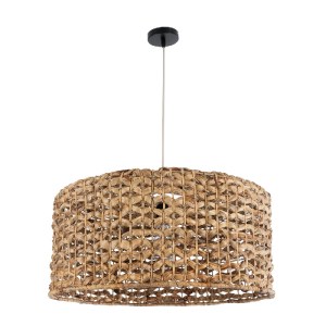 glo-01849-01849_4 GLOBOSTAR® MANGATA 01849 BOHO ΚΡΕΜΑΣΤΟ ΦΩΤΙΣΤΙΚΟ ΚΑΜΠΑΝΑ ΜΟΝΟΦΩΤΟ 1 X E27 IP20 ΚΑΦΕ ΞΥΛΟ -