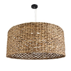 glo-01850-01850_4 GLOBOSTAR® MANGATA 01850 BOHO ΚΡΕΜΑΣΤΟ ΦΩΤΙΣΤΙΚΟ ΚΑΜΠΑΝΑ ΜΟΝΟΦΩΤΟ 1 X E27 IP20 ΚΑΦΕ ΞΥΛΟ -